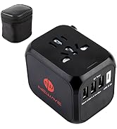 NEWAVE 4 Port 3 USB A + 1 USB C 5A All in One Smart Universal International Worldwide AU/EU/UK/US...