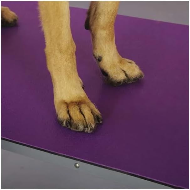 Dog Grooming Table Top Mats Professional Non Slip Foam PVC Choose Size & Color (36" x 24" Purple)