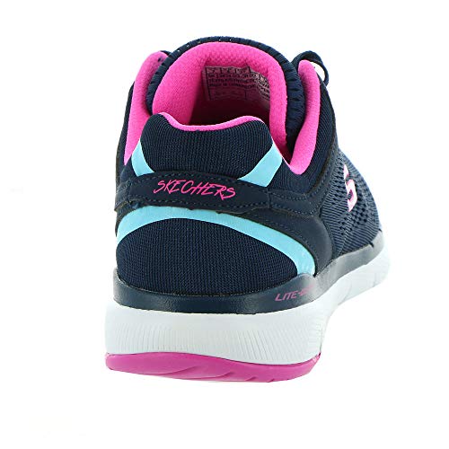Image of Skechers Women Flex Appeal 3.0 Steady Move Lace Up Shoe