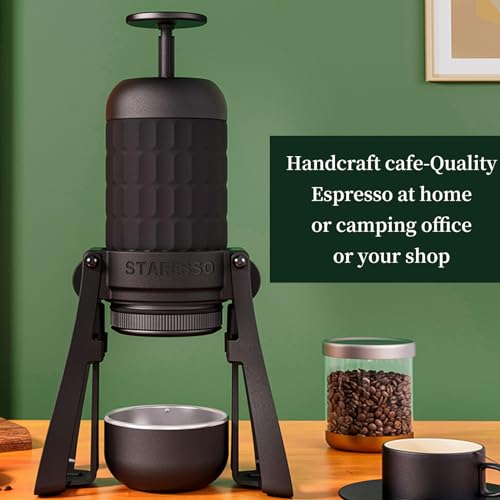 Staresso SP-300 Plus Portable Coffee Maker, Professional Travel Coffee Maker, 20Bar Pressure, 180Ml Water Tank, Manual Portable Espresso Machine thumb #7