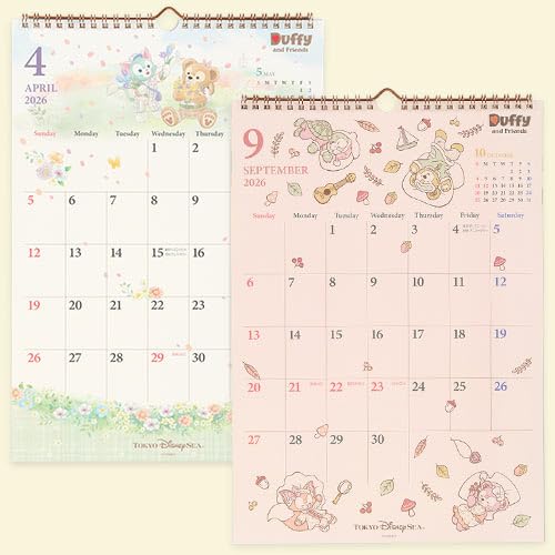 Amazon | ダッフィー＆フレンズ カレンダー 2026年（令和8年