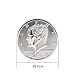 WSNMING Magic Flipper Coin Half Dollar Coin Magic Tricks Professional Magician Props Close up Magic Stage Illusions