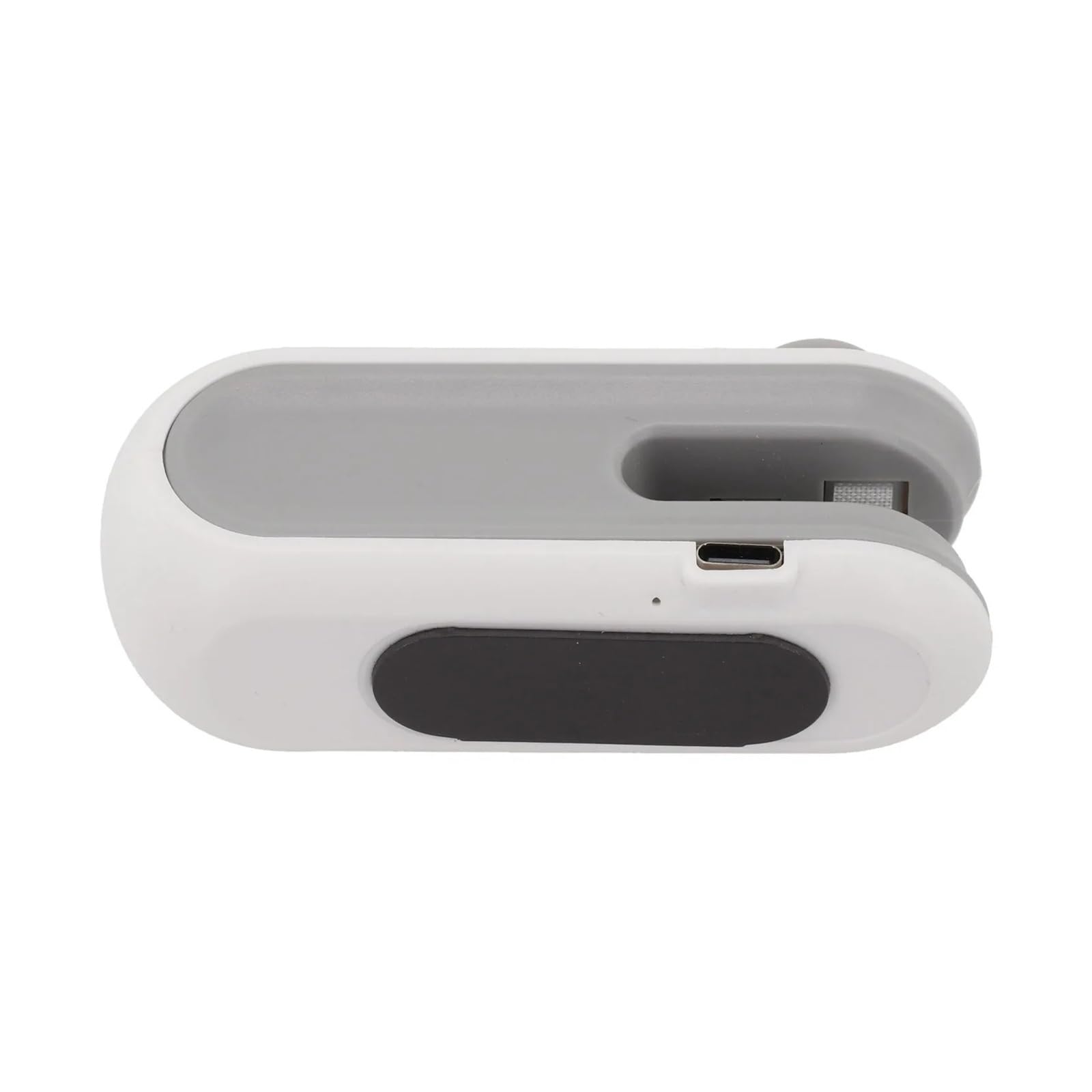 Adatto per mini sacchetti termici, sigillatrice per sacchetti di ricarica USB, sacchetti sigillanti per alimenti, in ABS, sigillatore a clip per imballaggi alimentari (bianco)