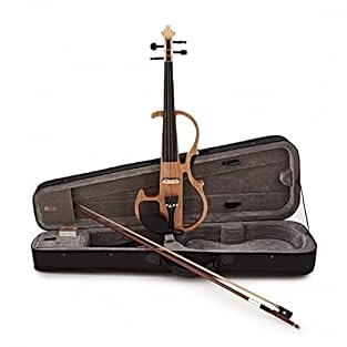 Incredible appearance combined with a marvellous electric tone It comes with all the accessories you need to start playing right out of the box Carefully designed piezo strip transducer pickup for dynamic tones Paulownia body, maple bridge, maple nec...