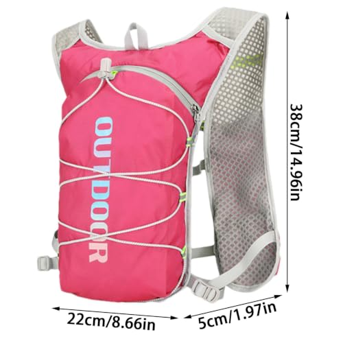 Mochila de hidratación impermeable chaleco de agua transpirable para running y trail 5
