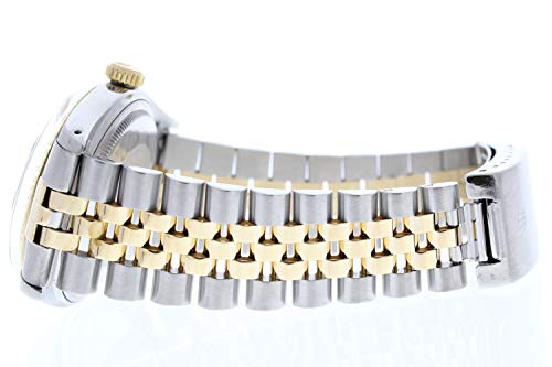 Rolex Men's Datejust 16013 Jubilee Band Silver Stick Dial 18k Yellow Gold Fluted Bezel (Certified Preowned)2