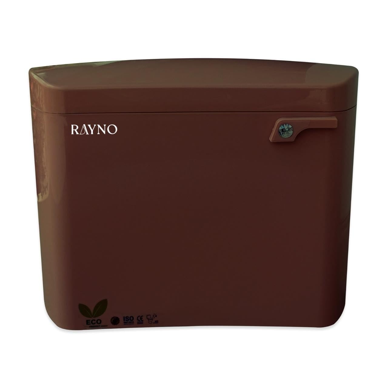 RAYNO Flush Tank for Toilet with 10 LTR Water Capacity/Polypropylene Toilet Flush Tank/Side Lever Cistern for Bathroom - Pack of 1 (RED Brown)-image-22