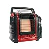 Radiador portátil Mr. Heater para interiores, color gris, Multi, Negro-rojo, 1