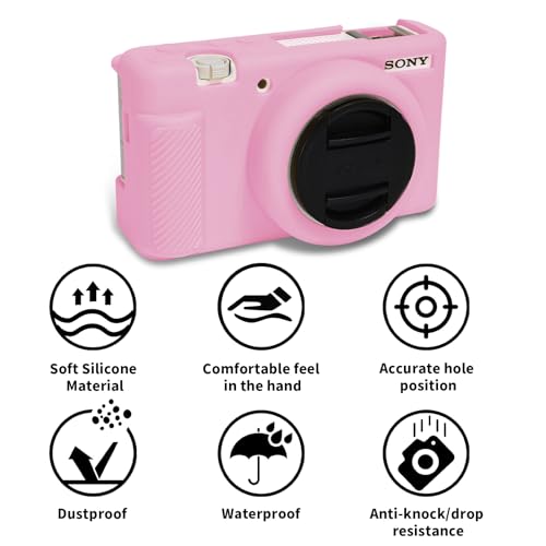 Funda de silicona para cámara Easy Hood ZV-1F color rosa miniatura 2