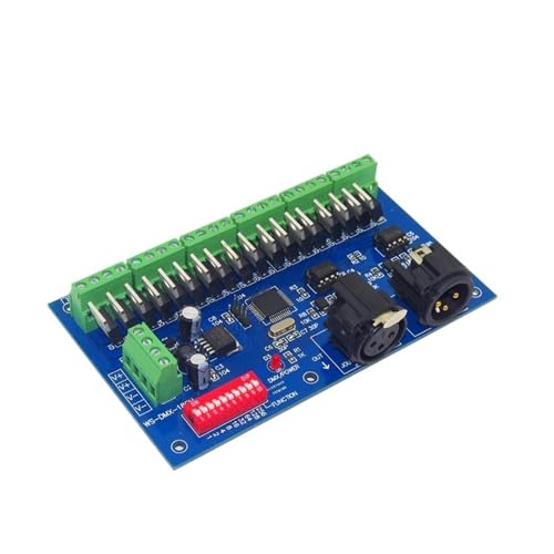 Controlador RGB WS-DMX-18CH con atenuación suave y gestión independiente de 18 canales 24V 2