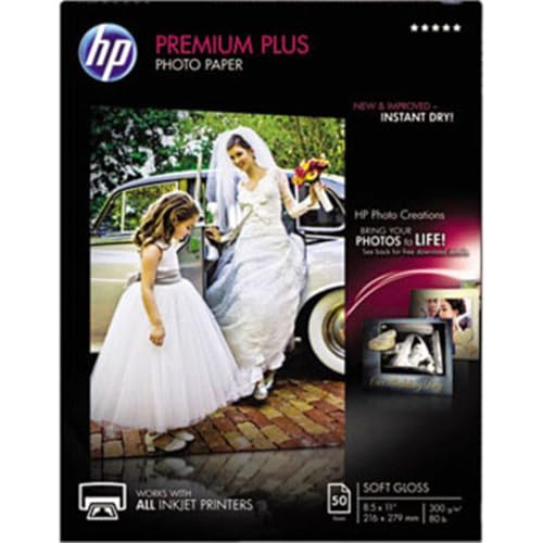 HP Premium Plus Photo Paper, Satin, 8.5x11 in, 50 sheets (CR667A) - image 6