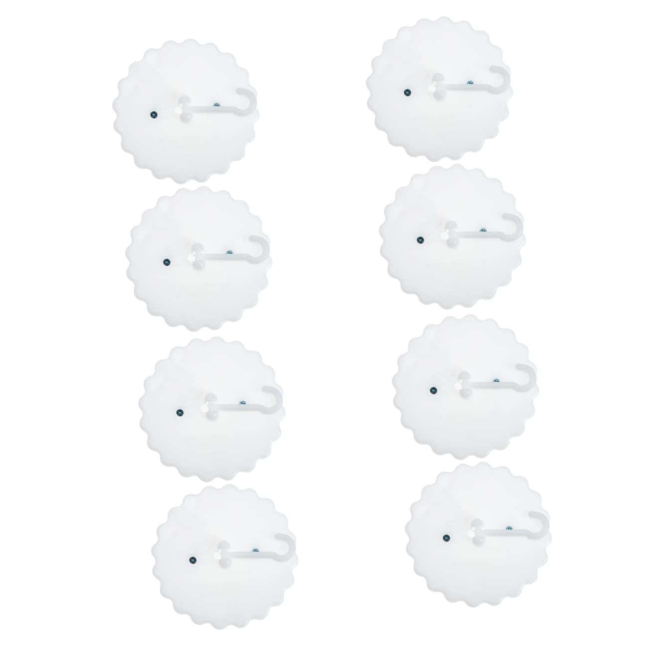 – Wall Clothes Rack 8 Sets Ceiling Net Hook Net for Baby Wall Hanging Hooks Wall Mounted Clothes Rack Bedding Accessories Suction Cup Net Hook Baby Clothes Rack Net Support