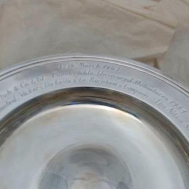 Amazon.co.jp: Mappin&Webb 昭和39年度 Armada Dish 純銀無垢 日興証券