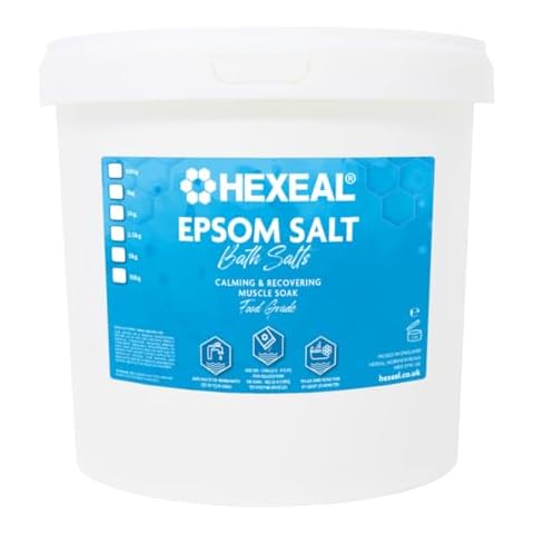 Hexeal 5kg Epsom Salt for Bathing and Beauty Cover