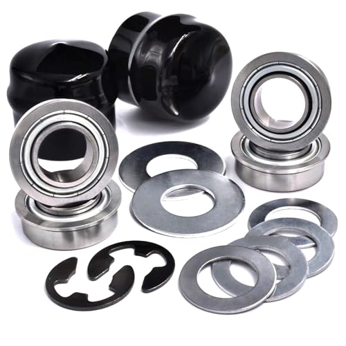 HD Switch Steel Seals 9040H 9040-H 532009040 121748x 121749x Wheel Bushing to Bearing Conversion Kit w/All Hardware fits Snapper Craftsman Husqvarna Noma Murray AYP Poulan Garden Tractor Lawn Mower