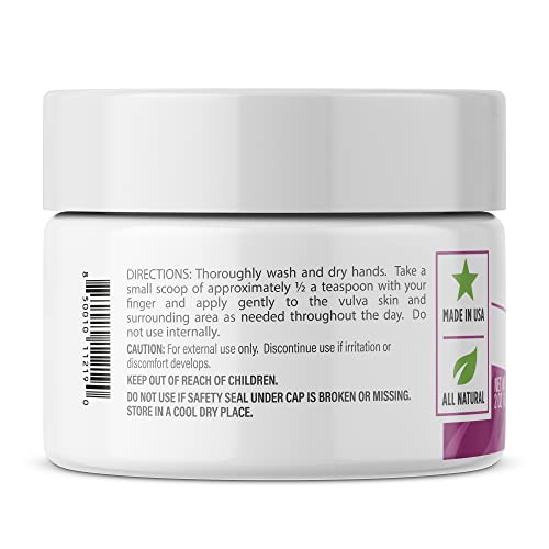 Newlife Naturals Usda Certified Organic Vulva Cream Vaginal Moisturizer Vaginal Dryness Menopause Support Itching Irritation Estrogen Free Intimate Feminine Care - 2 Oz #TOP6