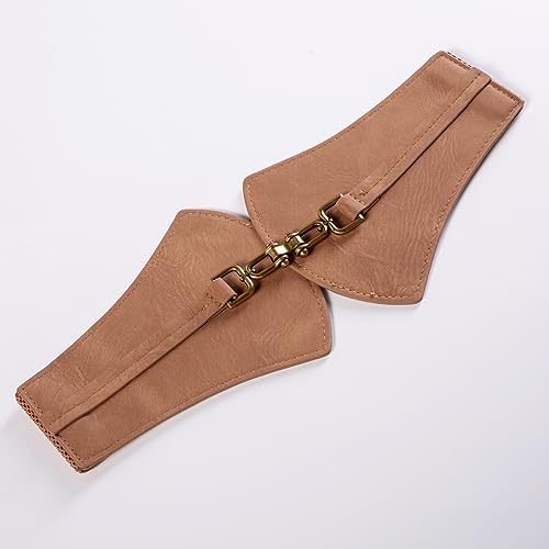 Grace Karin Women'S Elastic Vintage Belt Stretchy Retro Wide Waist Cinch Belt thumb #2