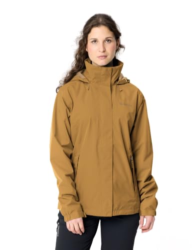 VAUDE Escape Light Regenjacke für Damen – Peanut Butter – Gr. 50 – Ansicht 3
