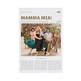 SDKAHKZO Mamma Mia! - Lienzo moderno para pared, impresiones artísticas para sala de estar, dormitorio, decoración de 40 x 60 cm