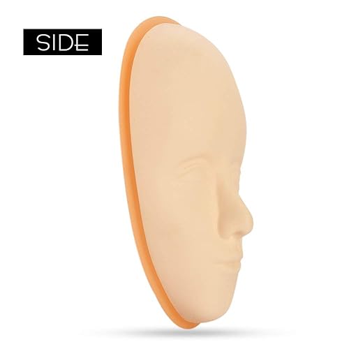 Miniatura 8 de ATOMUS - Cabeza de práctica de tatuaje base de apoyo para la piel piel falsa de goma suave para maquillaje permanente microblading cejas y labios