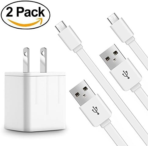 Charger, 4.2A 21W Dual Port Travel Wall Power Adapter with [2-PACK] (5ft) 1.5M YUNSONG Micro USB Cable USB Data Charge Sync Cable for SAMSUNG, HTC, LG, Android Smartphones and Tablets