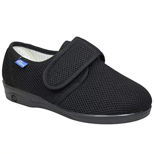 DR.COMFORT Rejilla calzado para pies voluminosos mujer talla 38 negro
