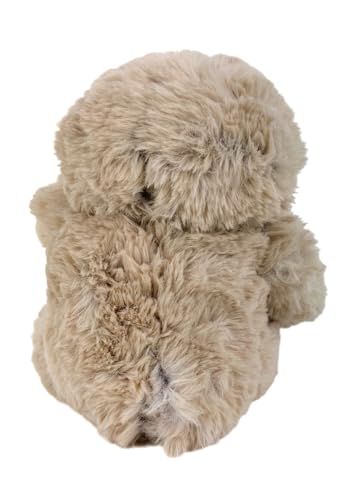 Inware 9234 - Faultier Fauli, mit Klettverschluss, 40 cm, beige, Kuscheltier