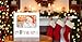 Kate & Milo My 1st Christmas Baby Photo Frame, Holiday Baby’s First Year Keepsake, Holiday Home Décor, Christmas Home Accessory, Newborn Tabletop Picture Frame, 4” x 6” Photo Insert, White