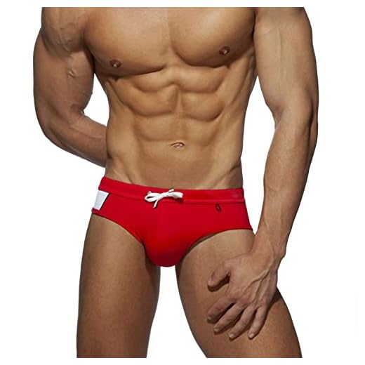 AIEOE Maillot de Bain Sexy pour Homme Taille Élastique Slip Bas de Bikini pour la Natation sans Couture Printemps Été - Couleur 4 - L
