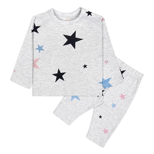 Image of Real Basics Cotton Clothing Sets for Boys & Girls - Unisex Clothing Sets Full Sleeve T-Shirt & Pant