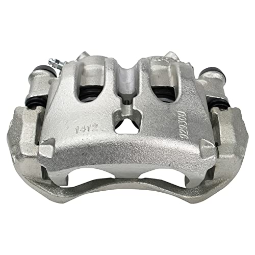 Image of TRQ Front Driver and Passenger Side Brake Caliper Set Compatible with 07-18 Freightliner Sprinter 3500 07-09 Dodge Sprinter 3500 10-18 Mercedes-Benz