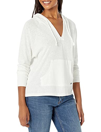 Roxy Womens Destination Surf Top Pullover Sweater, Snow White, Medium Us #TOP5
