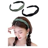 YFFSFDCヘアバンドャ 痛くない ヘアバンド編み込み風 幅広 コーム付きヘッド カワイイ ヘアアレンジ ツイスト ヘッドバンド レディース