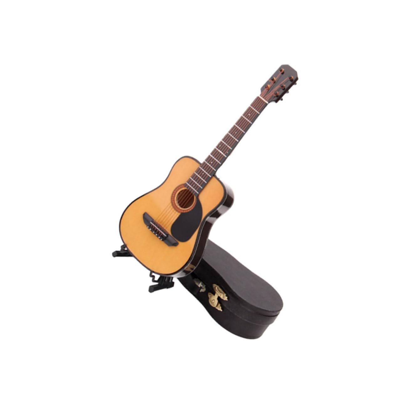 CORHAD 13cm Mini Guitar Model Ornament and Girls Guitar Toy Rock Band Musical Instrument Decor