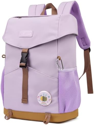 JANSBEN Kinderrucksack 18L mit Brustgurt, Schulrucksack ab 8 Jahren | Wasserabweisender Wanderrucksack mit Reflektoren, Platz für A4-Ordner, für Schule, Ausflug und Wandern