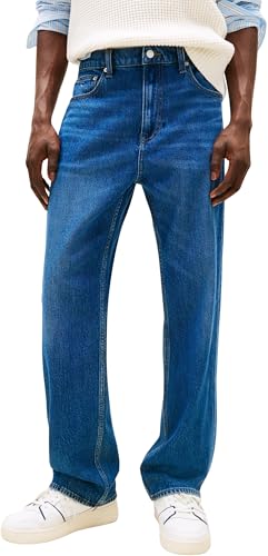 Tommy Jeans Mens Otis Regular Bi0152 Co Dm0dm21021 Straight, Denim (Denim Dark), 33W / 34L UK