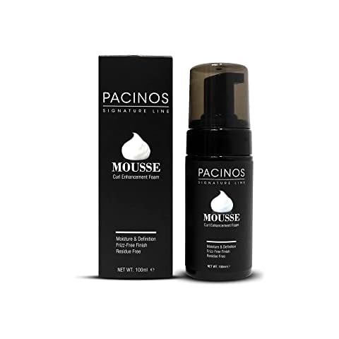 Pacinos Signature Line Curl Enhancing Mousse: Light-Medium Hold, Low Shine – Hydrating & Volumizing Styling Foam for All Hair Types: Curl Activator & Anti-Frizz, 100 mL Cover