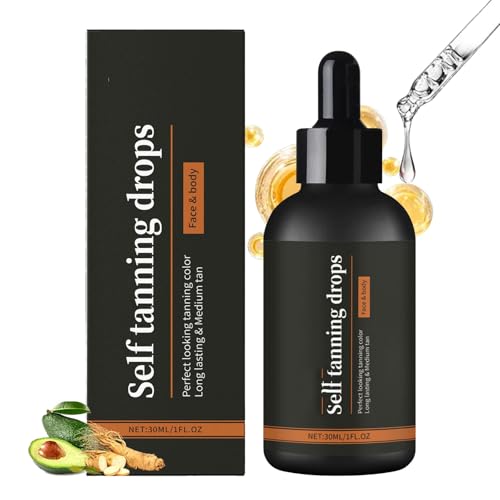 Altherona Bräunungstropfen, Selbstbräuner Gesicht Für Natürliche Färbung, Tanning Drops mit milde pflanzliche Inhaltsstoffe, Selbstbräuner Tropfen tiefe Tanning, Langanhaltende Gleichmäßige Altherona Bräunungstropfen, Selbstbräuner Gesicht Für Natürliche Färbung, Tanning Drops mit milde pflanzliche Inhaltsstoffe, Selbstbräuner Tropfen tiefe Tanning, Langanhaltende Gleichmäßige