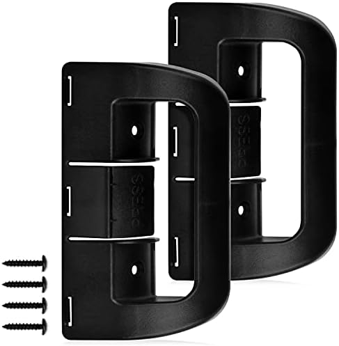 MISSION AUTOMOTIVE [2 Pack] RV Refrigerator Door Latch fits Dometic Fridge DM2652, RM2652, RM2852 - Black #3851174023 Refrigerator Replacement Handles - Camper and RV Freezer Door Handle Replacement
