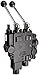 Prince RD522GCGA5A4B1 Directional Control Valve, Two Spool, 4 Way, 4 Position, Tandem Center, Float Spool, Cast Iron, 3000 psi, Lever Handle, 25 gpm, In/Out: 3/4