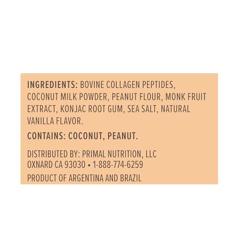 Primal Kitchen Peanut Butter Flavor Collagen Fuel® Drink Mix, Collagen Peptides, No Dairy, 14.3 Ounces