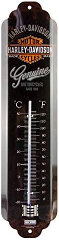 Nostalgic-Art 80140 Harley-Davidson - Genuine Logo, Thermometer