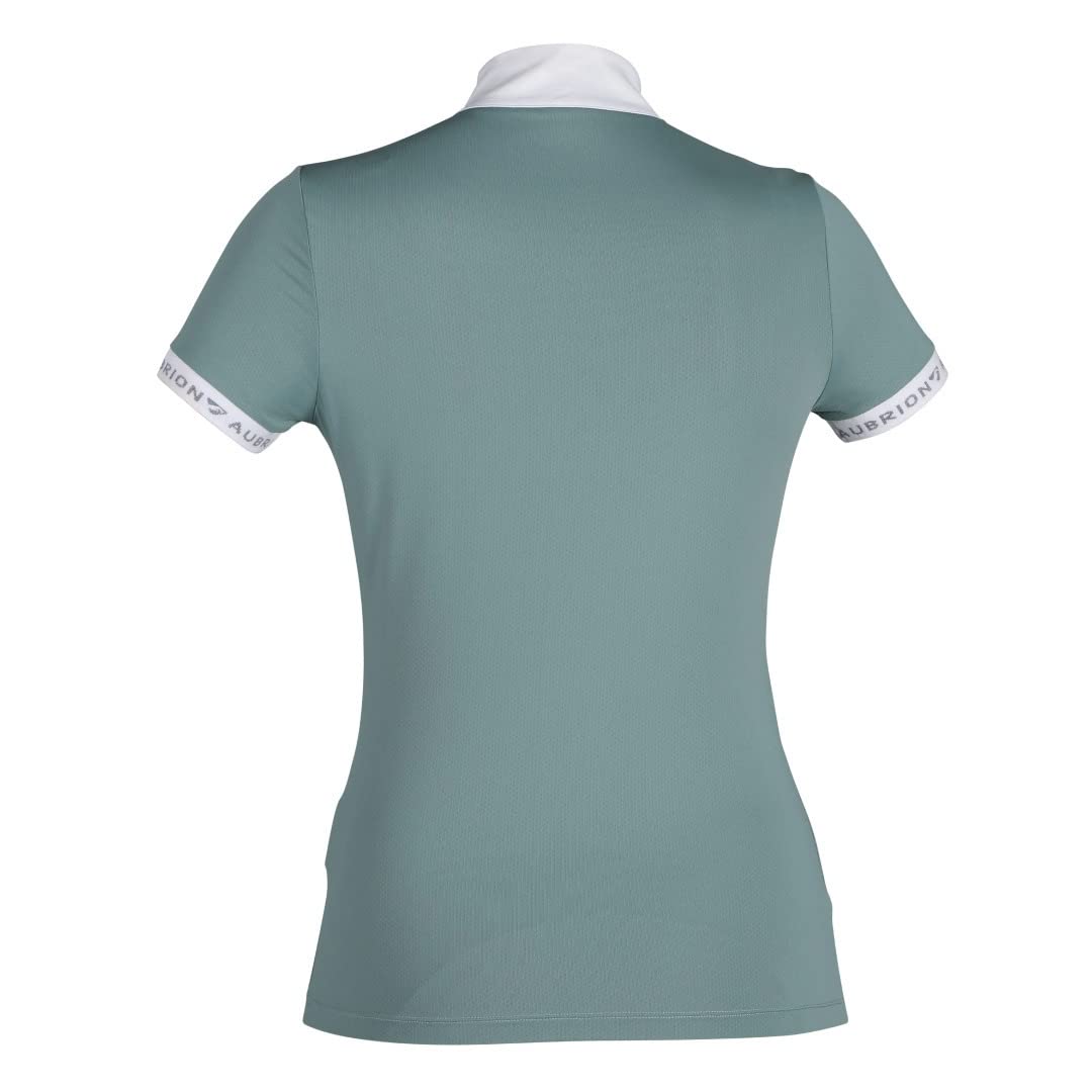 Aubrion - Camisa para Exhibición Chester para Mujer (S) (Salvia)