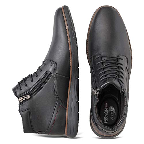 Bota Trindade Masculino, Ferracini, Napa Plus Preto, 40