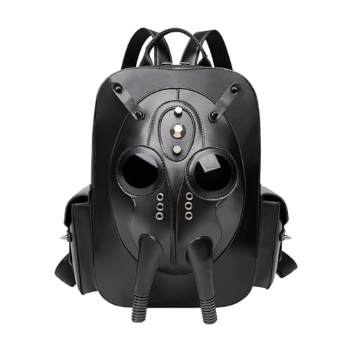 Sac punk alien en cuir PU pour hommes et femmes grand format quotidien