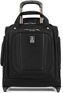 Travelpro Crew Versapack Rolling Underseat Carry-on Bag, Jet Black, One Size