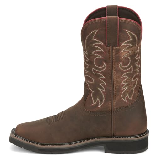 Justin Men's Driller 11'' Waterproof Steel Toe Work Boot3