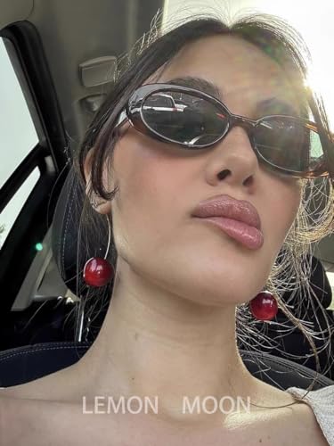 925 Sterling Silver Cherry Earrings Cute Fruit Drop Dangle Earrings for Women Lovely jewelry Gift3