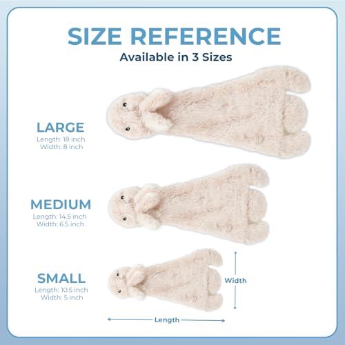 Best Pet Supplies 2-in-1 Fun Skin Stuffless Dog Squeaky Toy Large (Wild Duck, Hare, Squirrel, Alligator Bundle), 4 Bundle (Wild Duck, Hare, Squirrel & Alligator) (PT07-08-45-47-L)