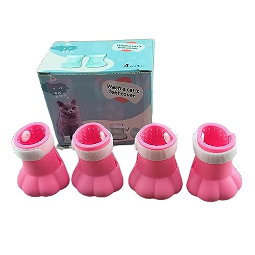 Dog PawCovers for Bathing Cat Claw Foot Anti-Scratch Pet Boot Cats Silicone Claw Protector for Grooming